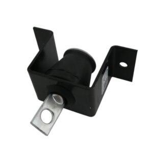 An Acoustic Ceiling Hanger on a white background, taken from above.
